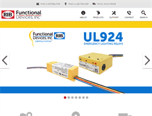 Tablet Screenshot of functionaldevices.com